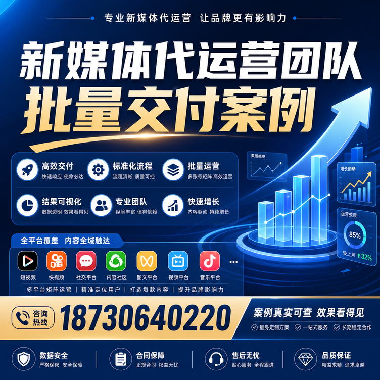 北京代运营公司多客户账号批量高效交付案例