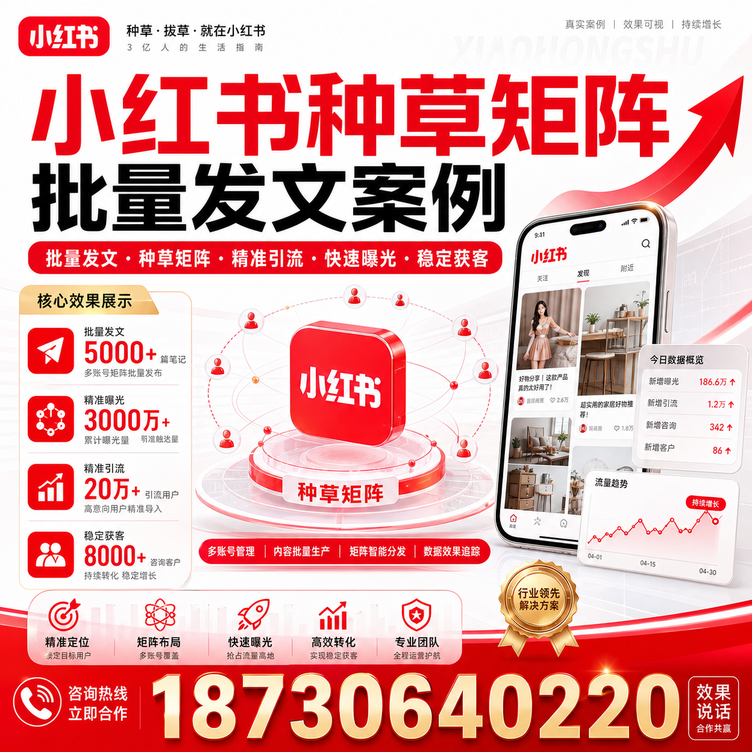 北京小红书种草矩阵批量发文案例